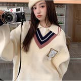 長袖ニット レディース トップス 長袖 韓国 | And Kawaii | 詳細画像10