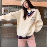 長袖ニット レディース トップス 長袖 韓国 | And Kawaii | 詳細画像11