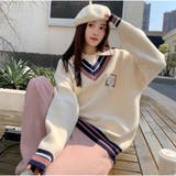 長袖ニット レディース トップス 長袖 韓国 | And Kawaii | 詳細画像14