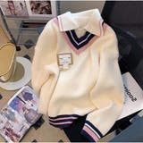 ベージュ | 長袖ニット レディース トップス 長袖 韓国 | And Kawaii