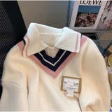 長袖ニット レディース トップス 長袖 韓国 | And Kawaii | 詳細画像3