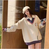 長袖ニット レディース トップス 長袖 韓国 | And Kawaii | 詳細画像7