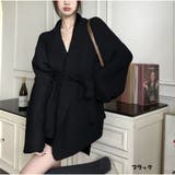 ブラック | ニットカーディガン ニットトップス ベルト付き 秋冬新作 | And Kawaii