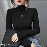 ブラック | カットソー 長袖 レディースTシャツ | And Kawaii