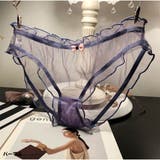 パープル | パンティ セクシー リボン | And Kawaii