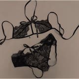 透けレース リボンデザイン セクシーランジェリー上下セット | And Kawaii | 詳細画像2 