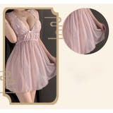 Vネック総レース シアーベビードール レースランジェリー | And Kawaii | 詳細画像4 