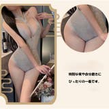 セクシーランジェリー レースVネック バックレスボディスーツ 透け感あり | And Kawaii | 詳細画像3 
