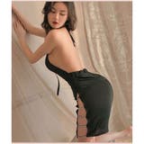 バックオープン 掛けネック ランジェリーワンピース Tバック付き | And Kawaii | 詳細画像6 