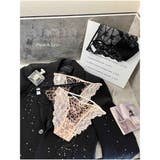 シアーレース フェミニンショーツ 透け感レオパード デザインショーツ | And Kawaii | 詳細画像1 