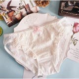 ガーリーレースリボンランジェリーセット ノンワイヤーブラ＆ショーツ 可愛いフリル… | And Kawaii | 詳細画像7 