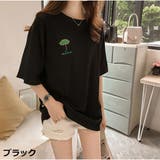 ブラック | Tシャツ トップス 半袖 | And Kawaii