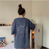 Tシャツ 夏服 バックプリント 半袖 カジュアル 韓国ファッション | And Kawaii | 詳細画像14 