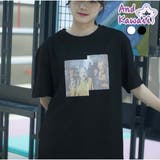Tシャツ ロゴ ゆるT レディース トップス 半袖 夏新作 | And Kawaii | 詳細画像1 
