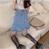 ミニスカート デニムスカート 夏 ミニ丈 カジュアル  | And Kawaii | 詳細画像9 