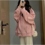 パーカー レディース ジップパーカー スウェット韓国ファッション | And Kawaii | 詳細画像13 
