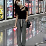 半袖Tシャツ 透かし ショートTシャツ レディース 夏 韓国 | And Kawaii | 詳細画像11 