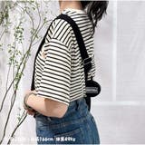 Tシャツ 半袖 レディーストップス ボーダー柄 韓国ファッション | And Kawaii | 詳細画像9 