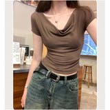 Tシャツ 半袖 オフショルダー2way | And Kawaii | 詳細画像12 