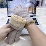 ニットグローブ タッチスクリーン対応スマホ手袋 指開き | And Kawaii | 詳細画像8 