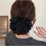 シュシュ レースフリルシュシュ ボリューム感たっぷり ヘアアクセ 韓国風 | And Kawaii | 詳細画像3 
