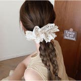 シュシュ レースフリルシュシュ ボリューム感たっぷり ヘアアクセ 韓国風 | And Kawaii | 詳細画像4 