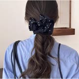 シュシュ レトロドット柄ボリュームシュシュ ヘアアクセサリー春夏 大人ガーリー | And Kawaii | 詳細画像8