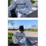 パーカー フード付きパーカー トレーナー 英字ロゴパーカー長袖 韓国 | And Kawaii | 詳細画像9 