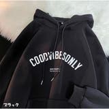 ブラック | パーカー フード付きパーカー トレーナー 英字ロゴパーカー長袖 韓国 | And Kawaii