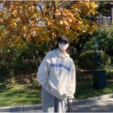 パーカー フード付きパーカー トレーナー 英字ロゴパーカー長袖 韓国 | And Kawaii | 詳細画像7 