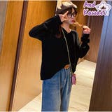 ニットセーター リブニット トップスレディース | And Kawaii | 詳細画像1 