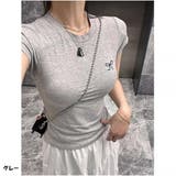 半袖Tシャツ カジュアル ショート丈 夏服 レディースファッション | And Kawaii | 詳細画像3