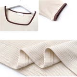 バイカラーTシャツ 半袖 カジュアル ショート丈 夏服 | And Kawaii | 詳細画像2 