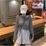 Tシャツ 長袖 ボーダー | And Kawaii | 詳細画像8 