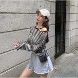 Tシャツ 長袖 ボーダー | And Kawaii | 詳細画像9 