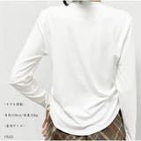 長袖 カットソー シンプル 大人 カジュアル 秋冬 韓国ファッション | And Kawaii | 詳細画像5 