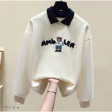 ベージュ | 長袖トレーナー 英字ロゴパーカー 新作春秋 トップス スウェット 韓国スタイル | And Kawaii