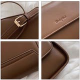 ショルダーバッグ ミニバッグ PUレザー 合皮 斜めがけ 無地 春夏新作 | And Kawaii | 詳細画像6 