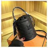 ブラック | バケットバッグ 巾着バッグ ショルダーバッグ | And Kawaii