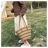 トートバッグ 草編みバッグ かごトートバッグ | And Kawaii | 詳細画像9 