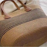 トートバッグ 草編みバッグ かごトートバッグ | And Kawaii | 詳細画像4 