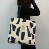 布帛ハンドバッグ ファスナー付き ショルダーバッグ | And Kawaii | 詳細画像10