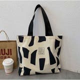 ブラック | 布帛ハンドバッグ ファスナー付き ショルダーバッグ | And Kawaii