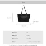 トートバッグ 大容量 編みトートバッグ 軽量PUレザー | And Kawaii | 詳細画像2