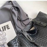 トートバッグ 大容量 編みトートバッグ 軽量PUレザー | And Kawaii | 詳細画像6