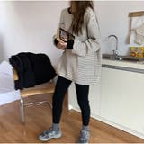 長袖Tシャツ ロンT 春 レディース トップス ボーダー柄 韓国ファッション | And Kawaii | 詳細画像6 