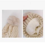ニット帽子 手編み ポンポン付き コットン 可愛い | And Kawaii | 詳細画像2