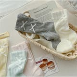 リブ編みソックス リボン付き ガーリー可愛いミドル丈靴下 | And Kawaii | 詳細画像11 