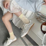 リブ編みソックス リボン付き ガーリー可愛いミドル丈靴下 | And Kawaii | 詳細画像4 