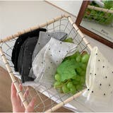 ドット柄リブソックス レース風フリル付き クラシックガーリー靴下 | And Kawaii | 詳細画像8 